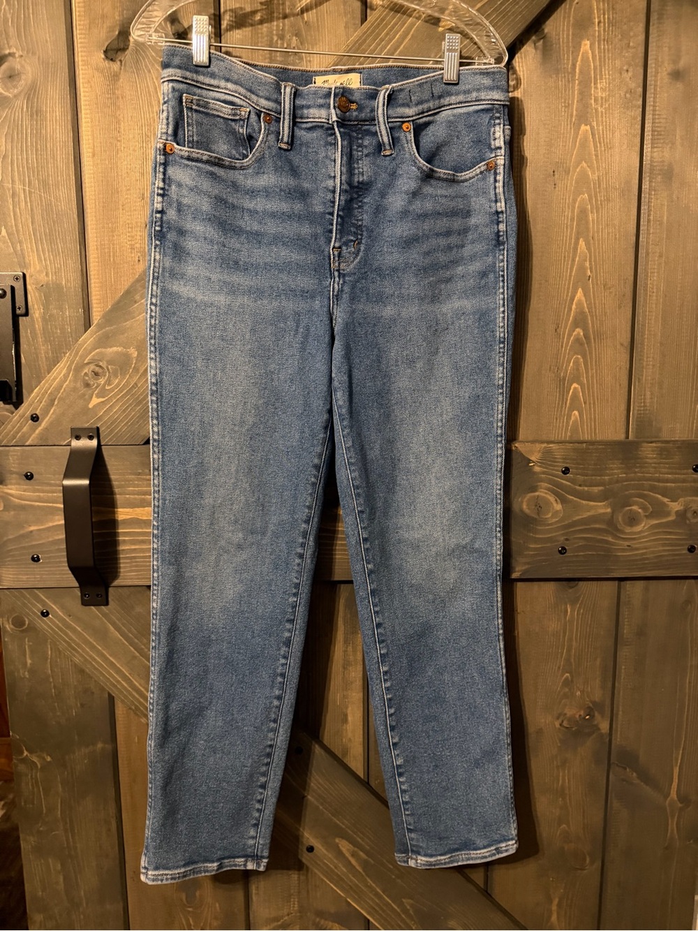 Madewell Stovepipe Jeans with versatile  slim straight silhouette 29